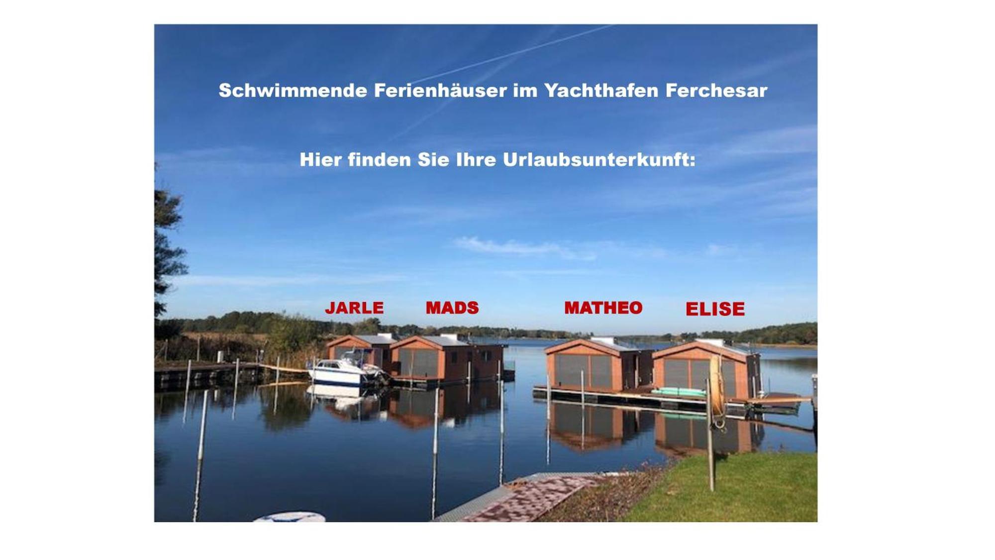 Haus Auf Dem See Elise, Matheo, Mads, Und Jarle Ferchesar Exterior foto